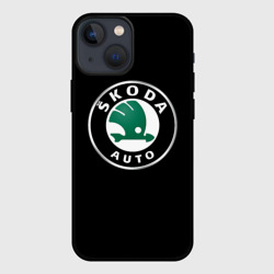 Чехол для iPhone 13 mini Skoda auto brend car