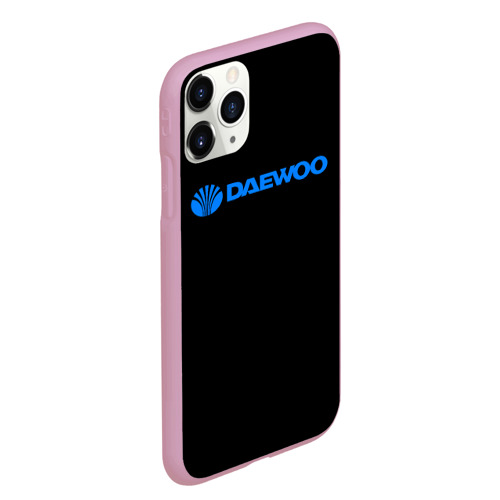 Чехол для iPhone 11 Pro Max матовый Daewoo sport korea, цвет розовый - фото 3