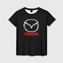 Женская футболка 3D Mazda japan motor