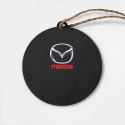 Деревянная игрушка круг Mazda japan motor