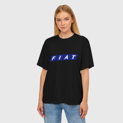 Женская футболка oversize 3D Fiat sport auto - фото 2