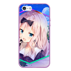 Чехол для iPhone 5/5S матовый Kaguya-sama wa Kokurasetai Чика Фудживара