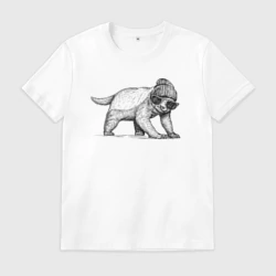 Мужская футболка хлопок Медоед модный