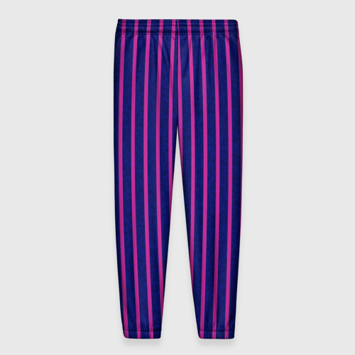 Мужские брюки 3D Фиолетовый полосатый, цвет 3D печать - фото 2
