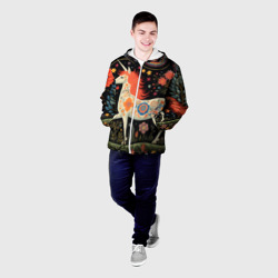 Мужская куртка 3D Единорог, фолк арт - фото 2
