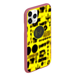 Чехол для iPhone 11 Pro Max матовый Twenty one pilots logobombing - фото 2