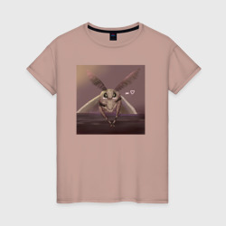 Моль в квадрате – Женская футболка хлопок с принтом купить со скидкой в -20%
