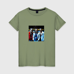 Imagine Dragons - музыкальная группа – Женская футболка хлопок с принтом купить со скидкой в -20%