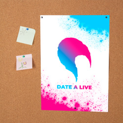 Постер Date A Live neon gradient style - фото 2