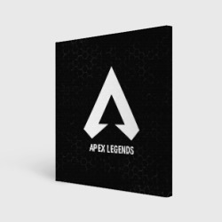 Холст квадратный Apex Legends glitch на темном фоне