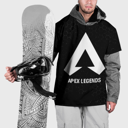 Накидка на куртку 3D Apex Legends glitch на темном фоне, цвет 3D печать