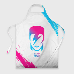 Фартук 3D David Bowie neon gradient style