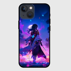 Чехол для iPhone 13 mini Шогун Райден - Геншин Импакт