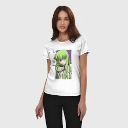 Женская пижама с белой футболкой хлопок СС Код Гиас - фото 2