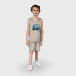 Детская пижама с шортами хлопок Рукопожатие Кратоса и Атрея gow ragnarok - фото 2