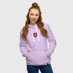 Женская толстовка хлопок Arsenal fc sport club - фото 2