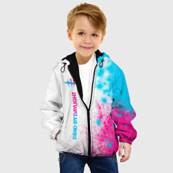 Детская куртка 3D Dead by Daylight neon gradient style: по-вертикали - фото 2
