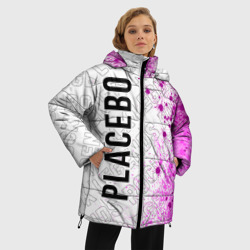 Женская зимняя куртка Oversize Placebo rock legends: по-вертикали - фото 2