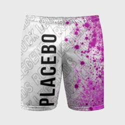 Placebo rock legends: по-вертикали – Мужские шорты спортивные с принтом купить