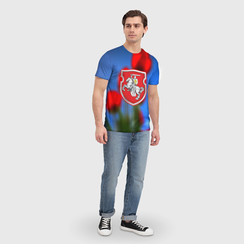 Мужская футболка 3D  Belarus summer, цвет 3D печать - фото 5