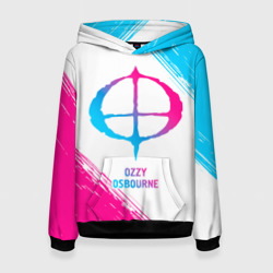 Женская толстовка 3D Ozzy Osbourne neon gradient style