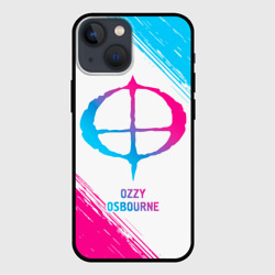 Чехол для iPhone 13 mini Ozzy Osbourne neon gradient style