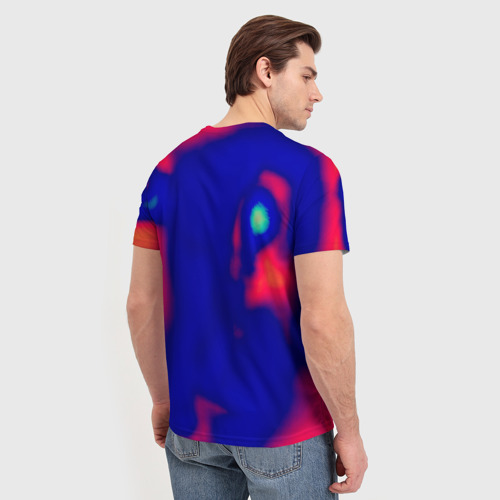 Мужская футболка 3D с принтом Обитель зла 6 Раккун сити, вид сзади #2