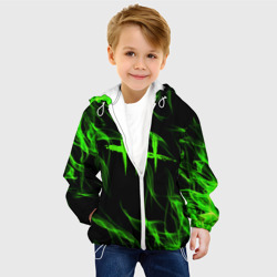 Детская куртка 3D Dead by Daylight green flame - фото 2