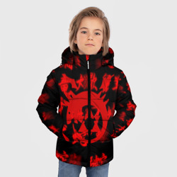 Зимняя куртка для мальчиков 3D Стальной алхимик иероглифы  - фото 2