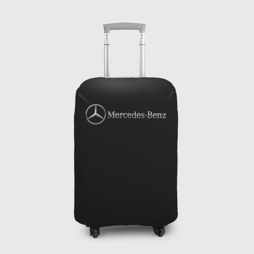 Чехол для чемодана с принтом Mercedes benz sport germany, вид спереди №1