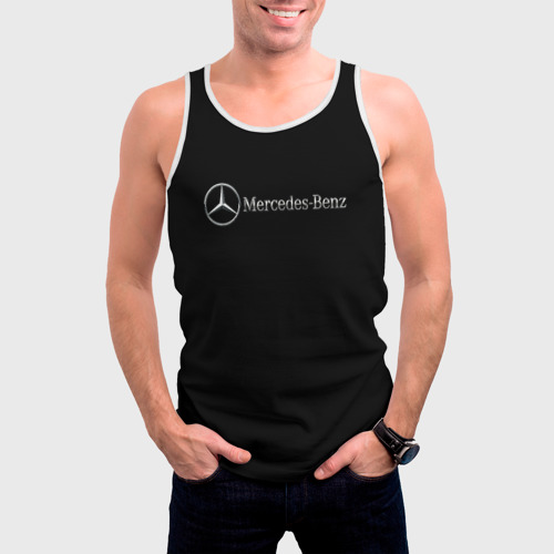 Мужская майка 3D Mercedes benz sport germany, цвет 3D печать - фото 3