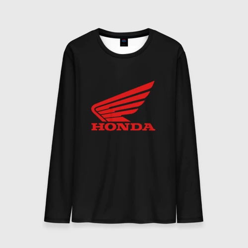 Мужской лонгслив 3D Honda sportcar