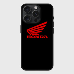Чехол силиконовый для Apple iPhone 15 Pro матовый Honda sportcar