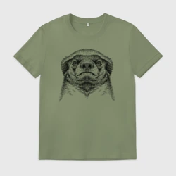 Мужская футболка хлопок Гордый медоед