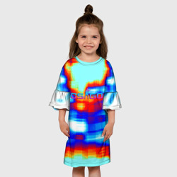 Детское платье 3D Cs go gradient skin - фото 2