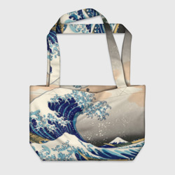 Пляжная сумка 3D Великая волна от Канагава