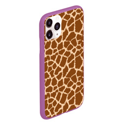 Чехол для iPhone 11 Pro Max матовый Кожа жирафа - giraffe - фото 2