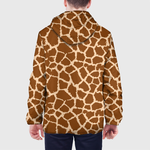 Мужская куртка 3D Кожа жирафа - giraffe, цвет 3D печать - фото 5