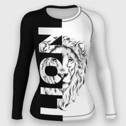 Женский рашгард 3D Лев - царь зверей