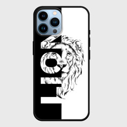 Чехол для iPhone 14 Pro Max Лев - царь зверей