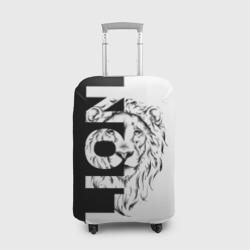 Чехол для чемодана 3D Лев - царь зверей