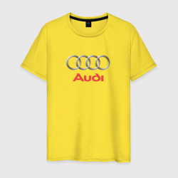 Мужская футболка хлопок Audi brend