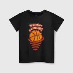 Детская футболка хлопок Баскетбольный турнир