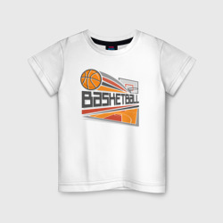 Детская футболка хлопок Basketball ground