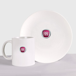 Набор: тарелка + кружка Fiat  Italy