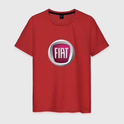 Мужская футболка хлопок Fiat  Italy