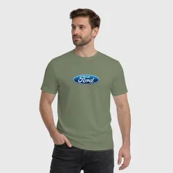 Мужская футболка хлопок Ford usa auto brend - фото 2