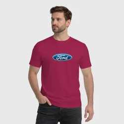 Мужская футболка хлопок Ford usa auto brend - фото 2