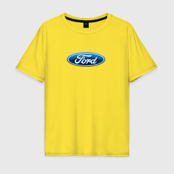 Мужская футболка хлопок Oversize Ford usa auto brend