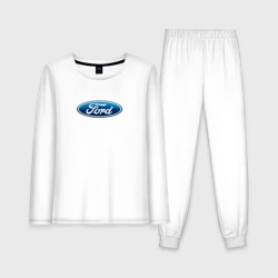 Женская пижама с лонгсливом хлопок Ford usa auto brend